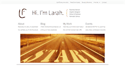 Desktop Screenshot of larahritchie.com